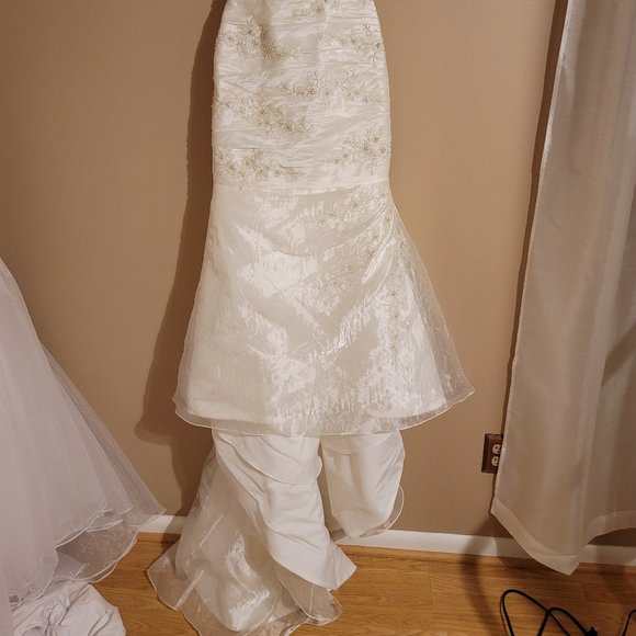 Wedding Dress Ivory La Sposa Size 4 - Picture 10 of 11